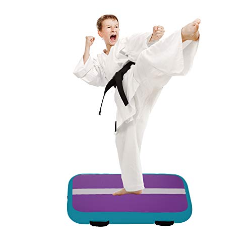 Tuexdo Sailor 3ft/10ft/13ft/20ft Inflatable Air Track, Tumble Track air Mat, Gymnastics Airtrack Training/Home Use/Cheerleading/Yoga/Water with Electric Pump