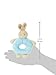 Bunnies By The Bay Bunny Ring Rattle, Blue, Bunny Rabbit Stuffed Animal