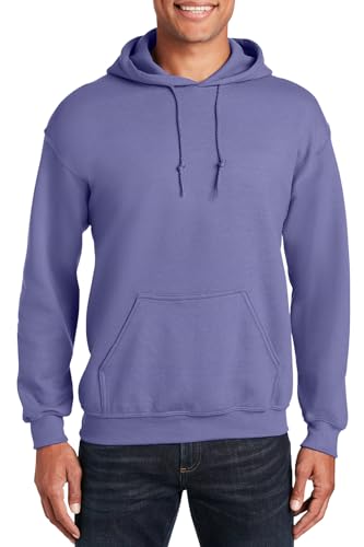 Gildan G185 Heavy Blend 50/50 Hood - Violet - L at Amazon