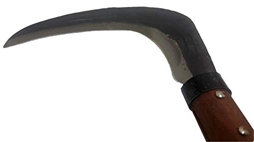 Maxtool Korean Style Multipurpose Joseon Hand Sickle, Blacksmith Scythe 16.5 inches Long