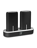Portable Phone Charger | Set of 2 5000mAh Power Banks | Introducing: The Switch by EVOTech Labs - Rapid Wireless Charging Dock For Easy Recharge | Dock, Grab & Go! - Never Lose Power, Never Wait