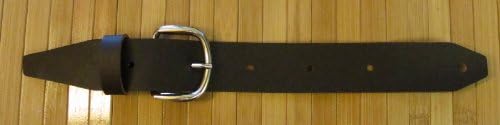 Trophy USA Brown Leather Guitar Strap Buckle Extender Adaptor