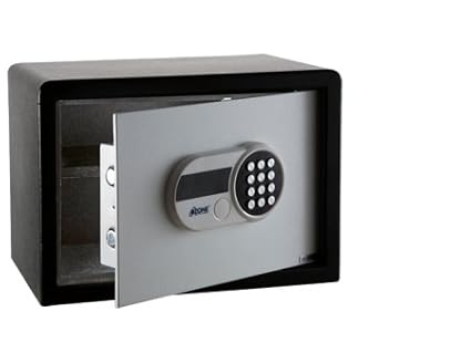 Ozone OES-HG-11 Persona Electronic Motorised Safe (Black and White)
