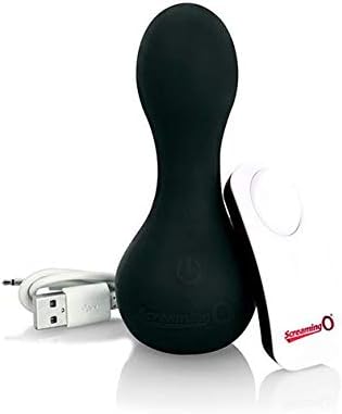 Screaming O Charged Moove Rechargeable Flexible Remote-Controlled Vibrator, Black