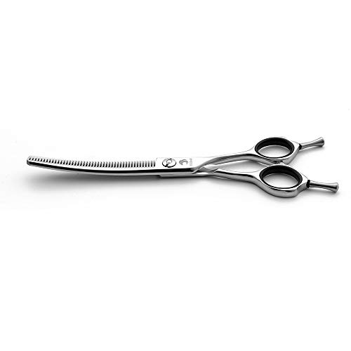 TIJERAS UP Curved Chunker Scissor Dog Grooming Thinning Shears Pets
