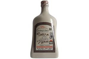 Cachaça Serra Das Almas Orgânica Ouro Cerâmica 670ml