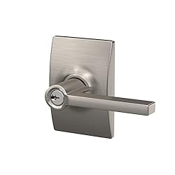Schlage F51A LAT 619 CEN Latitude Door Lever with