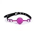 HOT TIME Soft Silicone Breathable Ball Gag with Adjustable Restraints Straps for Beginner and Couples Fits for Sex Adult Toys and Cosplay Games