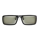 Cyxus 3D Clip On Glasses [Lightweight Clear] for Movies/Cinema/TV Active Eyewear