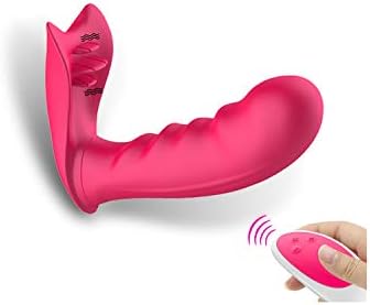 Silicone Shake Pantie Shakeerfly C String Wearable Toy Covertoral Stimulation Mens Happy Toys for Women,Rose