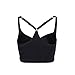 FaceRain Women's Sports Bra Medium Impact Molded Cup Yoga Bras