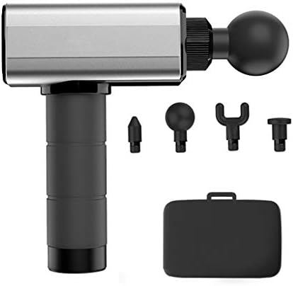 Massage Gun-Professional Portable Handheld Cordless Tissue Muscle Massage Device for Muscle Tension Relief-4 Heads Adjustable & 4 Speed Variation