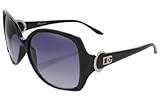Designer Inspired Black Sunglasses JE77362B + Free Micro Fiber Bag