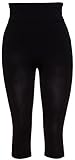 Crush Womens High Waist Seamless Solid Capri Leggings Pants