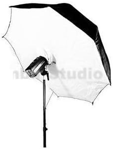 Ardinbir 33" 84cm Black/White Reflective Umbrella Brolly Box Softbox Diffuser for Alienbees, Balcar, Bowens, Elinchrom, Hensel, Photogenic, Norman, White Lightning, Flash Broncolor, Pulso, Broncolor Impact, Visatec, Speedotron, Smith Victor Strobe Flash Light