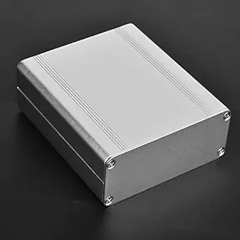 Aluminum Cooling Case DIY Electronic Circuit Board Project Box Instrument Enclosure Protective Box Split Type, 1.5 X 3.5 X 3.9in