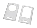 iJDMTOY Exact Fit Glossy White Smart Key Fob Shell Cover Compatible with Cadillac ATS CTS DTS XTS SRX STS Escalade or Chevrolet C7 Corvette, etc