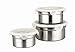 Steelware Snap Seal Leak-proof Stainless Steel Food Storage and Lunch Containers (Set of 3)