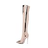 TinaCus-Leather-Womens-Clear-Pointed-Toe-Stiletto-Supper-High-Heel-Handmade-Side-Zip-Up-Stylish-Over-The-Knee-Boots