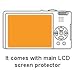 Martin Fields Overlay Plus Screen Protector (Casio Exilim EX-TR35/EX-TR15) - Includes Camera Lens Protector