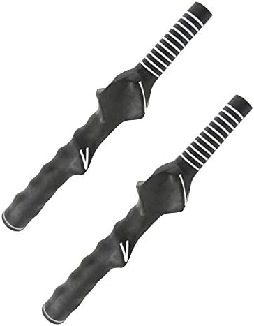 Yuyeran 2Pcs Right-Hand Golf Training Grip Golf Club Grip RH Practice Aid Golf Swing Trainer Accessories Yuyeran 2Pcs Right-Hand Golf Training Grip Golf Club Grip RH Practice Aid Golf Swing Trainer Accessories