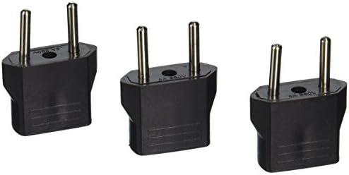 Anydo USA to Europe Travel Power Plug Adapter - 3PC