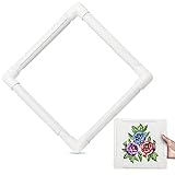 11 Inch Plastic Embroidery Hoop - White Plastic