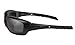 Wiley X WX Gravity Sunglasses, Safety Glasses for Men and Women, UV Eye Protection for Shooting, Fishing, Biking, and Extreme Sports, Matte Black Frames, Smoke Grey Tinted Lenses