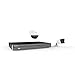 LaView 4-Megapixel (2688 x 1520) 8 Channel PoE 4K NVR Security Camera System - 4 4MP Dome IP Surveillance Cameras, 100ft Night Vision, Pre-Installed 4TB Hard Drive