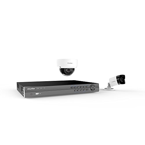LaView 8CH PoE Home Security Camera System 8MP 4K NVR 2TB HDD with 4 Outdoor 4MP Surveillance IP Security Cameras HD 2560x1440 100ft Night Vision - LaView