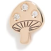Zoe Chicco Women's 14k Single Itty Bitty Mushroom Diamond Stud Earring