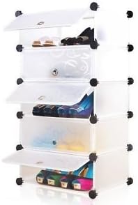 Aventure Foldable Shoe Rack 12 Layer / Tier (Metal, Silver )