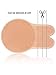 MITALOO Women Invisible Lift Nipplecovers Self Adhesive Strapless Backless Sticky Bra Beige