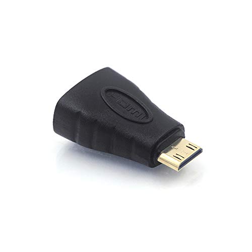HDMI Mini Adapter,VCE Gold Plated Mini HDMI Male to HDMI Female Adapter 4K Compatible for Raspberry Pi Zero W, Camera, Camcorder, DSLR, Tablet, Video Card
