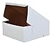 MT Products No Window Bakery Box - Pack of 15 White 8