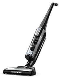 Eufy HomeVac Lightweight Cordless Upright-Style Vacuum Cleaner, 28.8V 2200 mAh Li-ion Battery Powered Rechargeable Bagless Stick and Vacuum with Wall Mount - Black