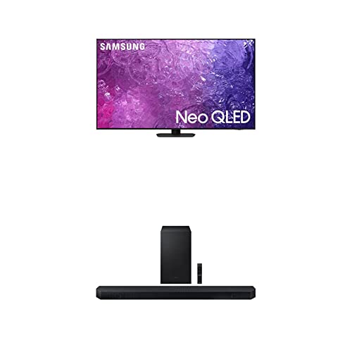 SAMSUNG 55-Inch Class Neo QLED 4K QN90C Series Neo Quantum HDR+, Dolby Atmos, Object Tracking Sound (QN55QN90C, 2023 Model) HW-Q700C 3.1.2ch Soundbar w/Wireless Dolby Audio, (Newest Model)