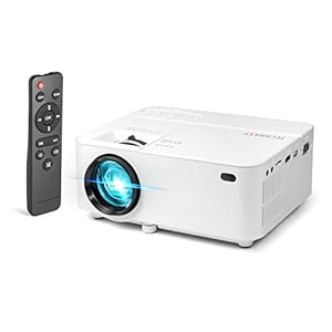 Technaxx Mini-beamer voor buiten, thuis, kantoor – 2W luidspreker, 32″-176″ projectieformaat, 40.000 uur LED-levensduur, HD, afstandsbediening – kleine projector met multimediaspeler TX-113