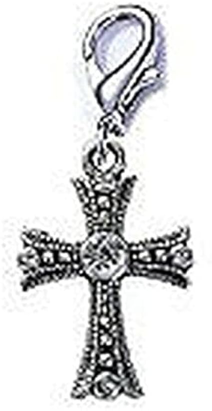 Amazon.com: Sexy Funkel Clip auf Kreuz Charm Baumel AnhГ¤nger fГјr