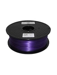 COLORME3D Calidad Impresora 3D PETG Filamento Minnesota Morado Haze (Amazing Purple Color Prints Like Glass) 1KG (2.2 LBS) Hecho en los Estados Unidos 0.069 in +   0.002 in Precisión Minnesota Morado Haze PETG