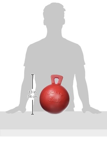 Jolly Pets 10-Inch Tug-n-Toss, Red