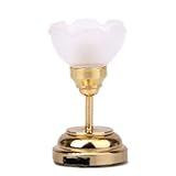 Gold Wing 1:12 Dollhouse Miniature LED Ceiling Lamp Model