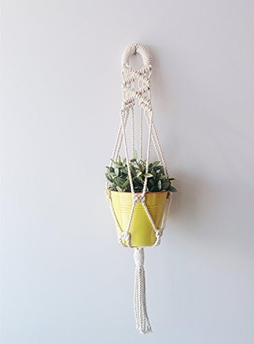 Cotton Macrame Plant Holder | 31"