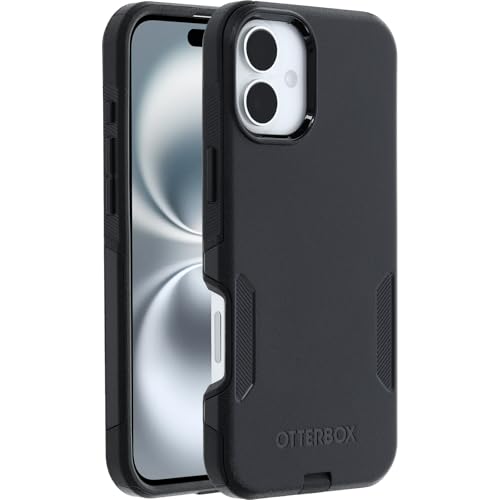 OtterBox Commuter MagSafe Hülle für iPhone 16 Plus, Schwarz