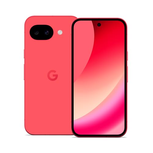 Pixel 10a – Sept Ans de mises à Jour et de Nouvelles fonctionnalités, Plus de 30 Heures d'autonomie, Coach Photo, Gemini Live, Sécurité Pixel – Rouge Framboise, 128GB
