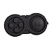 Innovatory Fidget Cube - Fidget Pad New Version Fidget Hand Shark Toy Relieves Stress for Adults and Children (Black-black)