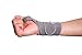 MagicWrap - Self Adhesive Adjustable Wrist Support Wrap Professional Grade with Thumb Loops Wrist Support Braces for Men & Women Weight Lifting (Gray)
