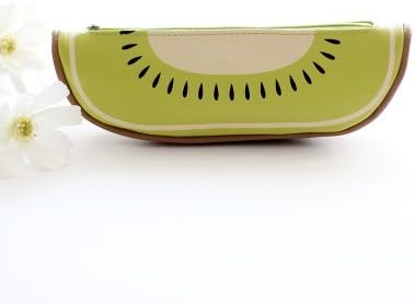 Lovely Cute Fruit Pencil Case Bag Pen Case Purse Bag Stationary Kids Gift School Office Accessories ( Kiwi)