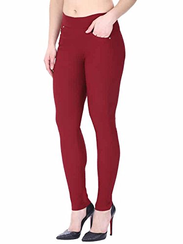 hightide&reg; best quality maroon jeggings for women