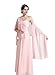 Sheer Soft Chiffon Bridal Women's Shawl For Special Occasions Ballet Pink 79